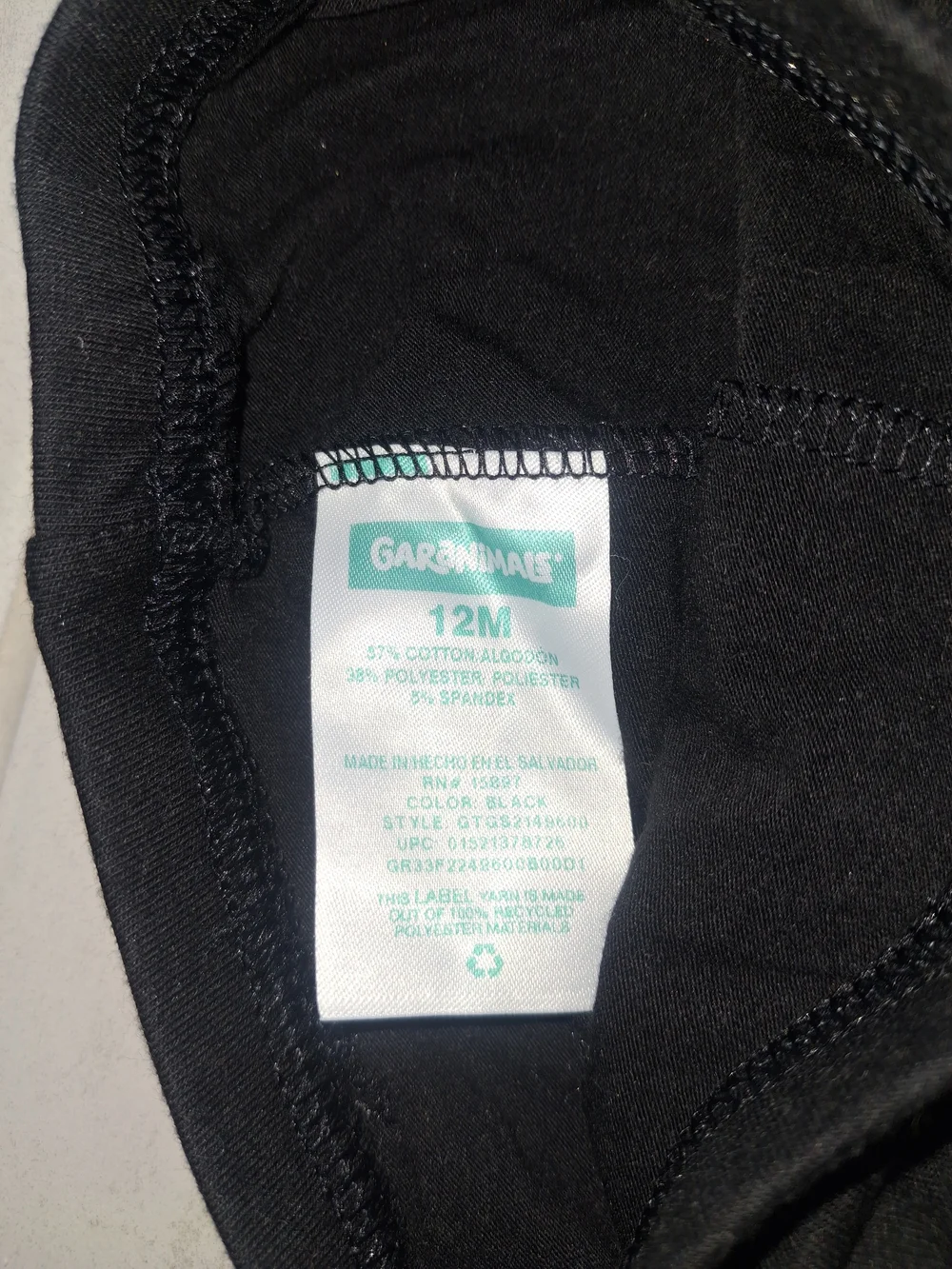 Garanimals Black Kids Leggings - Stretchy Everyday Bottoms